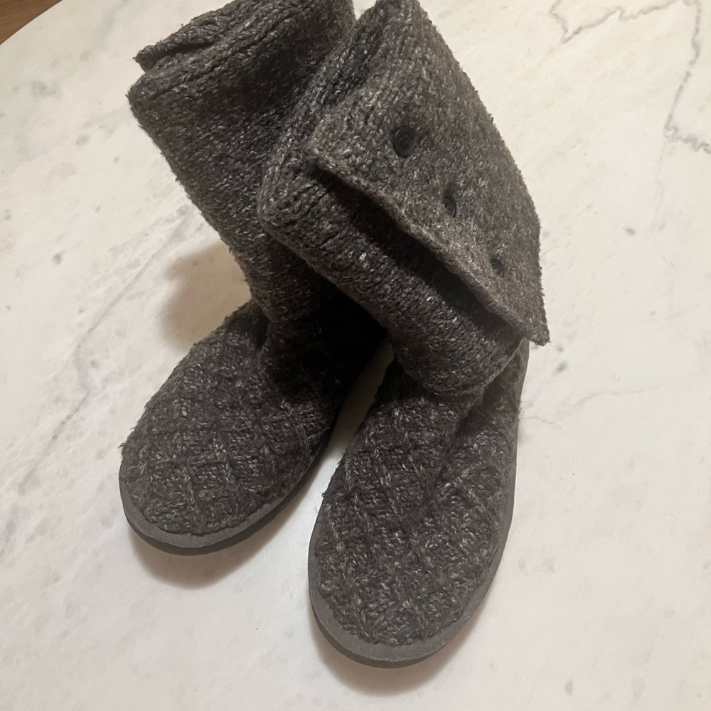 UGG Charcoal Fold-Over Boots